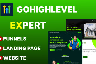 be your gohighlevel website, gohighlevel funnel, gohighlevel landing page expert