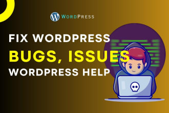 fix wordpress woocommerce bugs or errors and provide wordpress help