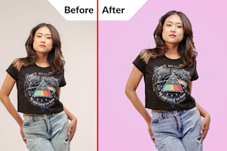 professionally background change and color change