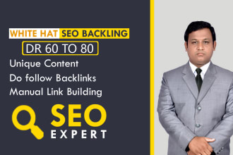 create off page seo backlinks on high DR sites professionally