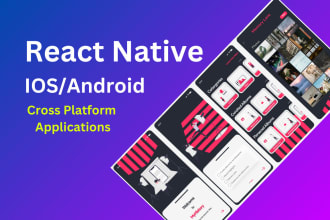 develop cross platform and hybrid app using react native