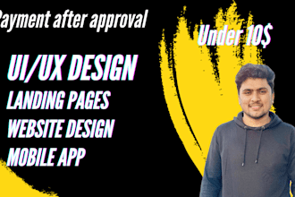 do UI UX website design and mockups