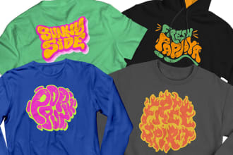 do vintage t shirt logo design for amazon merch