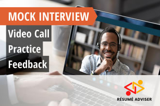 host a job mock interview and coach you