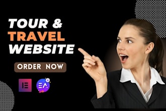 design a tour and travel agency  website in wordpress
