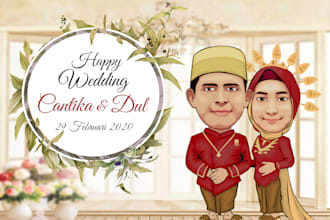 paint wedding souvenir for you