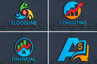 credit consulting tax accounting marketing financial logo