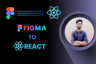 convert figma to react, PSD to react with tailwind css