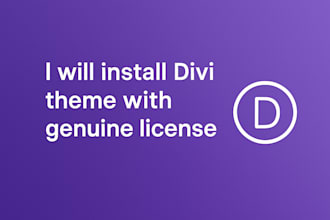 install divi theme with genuine license and lifetime updates