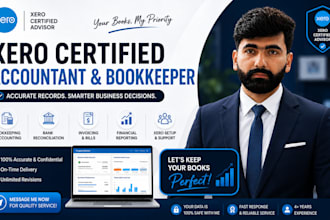 be your xero certified accountant and bookkeeper