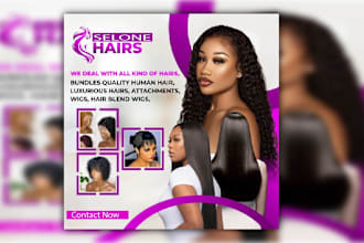 design professional beauty salon, spa, hair and lash extension flyers