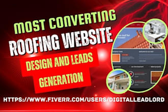 generate roofing leads home kitchen renovation commercial contractor website