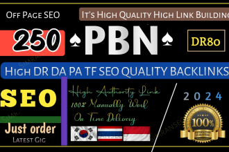 do high quality DR 50 and high tf 45 dofollow SEO korea and thai backlinks