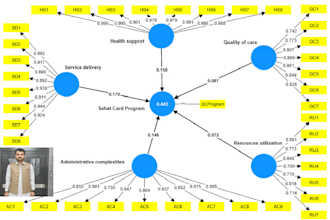 do data and SEM analysis in smartpls
