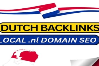 build dutch backlinks to rank google no 1 with high door or da tf dofollow