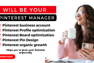 be your professional pinterest marketing manager