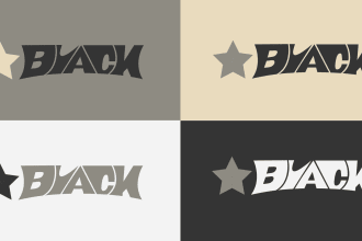 make a logo for your brand with its proper 3d mockups and custom colors