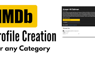 create an imdb profile for any category