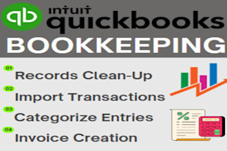 perform quickbooks bookkeeping for your business