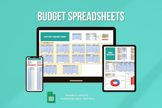 create a personalized budget sheet that fits your specific needs