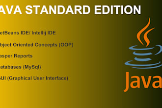 develop high quality java se applications