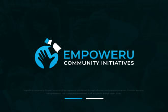 design unique foundation, community, charity, nonprofit logo and branding