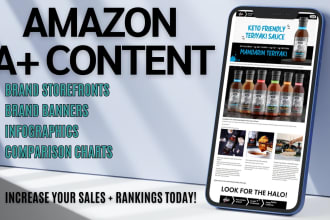 create amazon a plus content designed for conversions and boost ranking