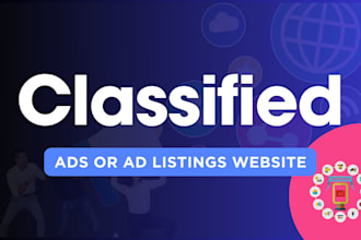 using wordpress, design a website for classified ads or ad listings