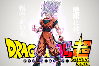 draw amazing anime art concept for you