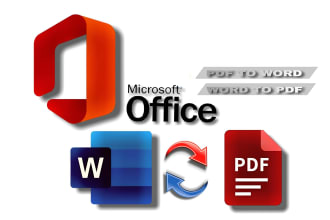 convert your books, document PDF to ms word file