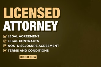 draft nda and other legal agreements and contracts