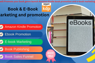 promote your book genre launch amazon kindle book promotion and ebook marketing