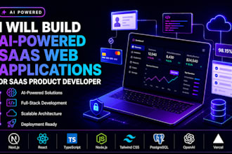 build ai powered saas web applications or saas product developer