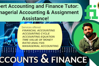 be accounting and finance tutor managerial accounting financial accounting