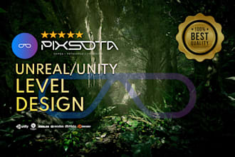 create 3d game environments in unreal engine and unity 3d