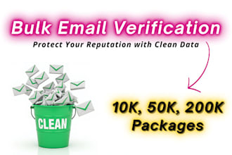 perform bulk email verification and clean your email list