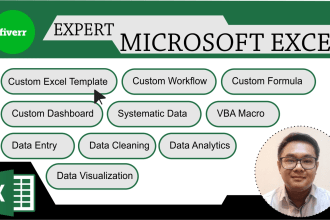 build custom google sheets dashboard or excel automation template