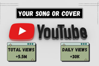 publish your song or cover on my youtube channel