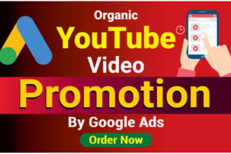 organic high quality youtube channel promotion seo marketing