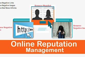 remove bad news articles, negative link from name and brand searches