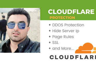 setup website on cloudflare with SSL and server security