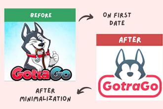 create a professional minimalist cartoon logo, simple design