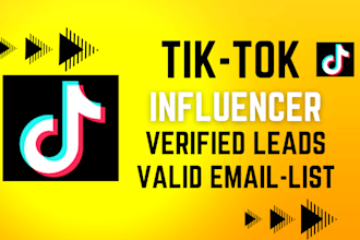 find tiktok influencer research any type of business
