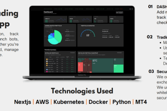 create web app, software, dashboard and saas product