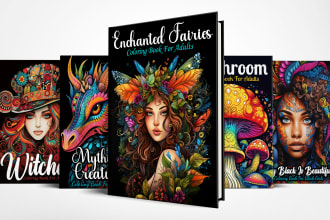 design kids and adult coloring page adult coloring book for kdp