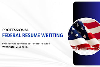 provide professional federal resume writing