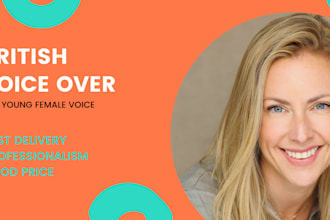 record professional british female voice over