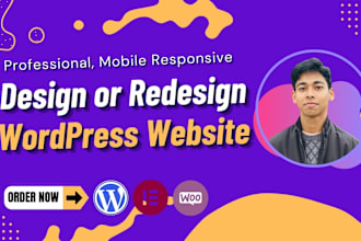 do wordpress website design or redesign, duplicate or copy clone website design