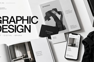 design a premium magazine, editorial or publication layout