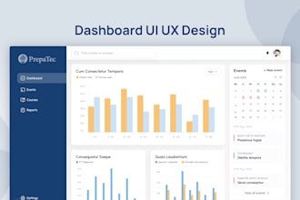 do attractive UI UX design for saas web app and dashboard